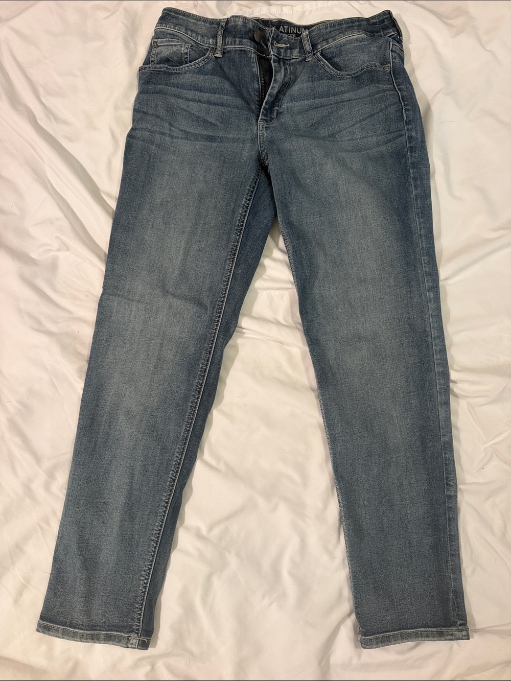 Chico's Grey-Blue Skinny Jeans